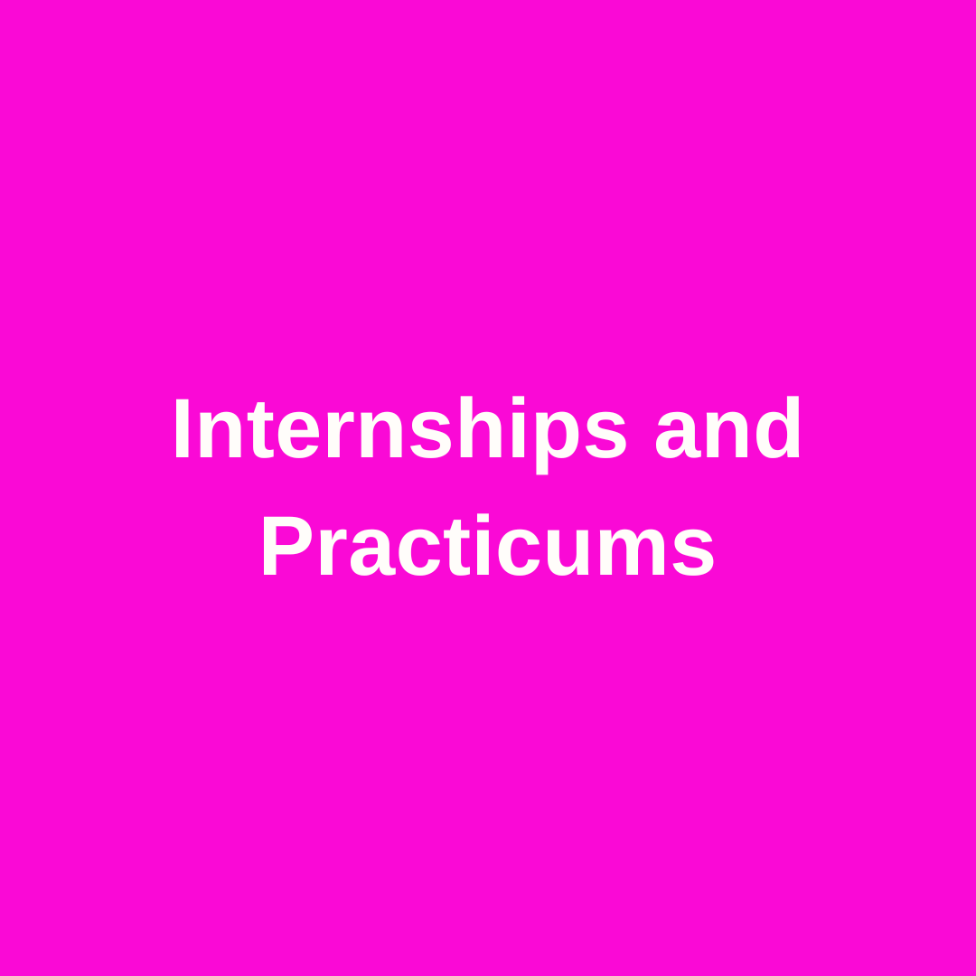 internships and practicums